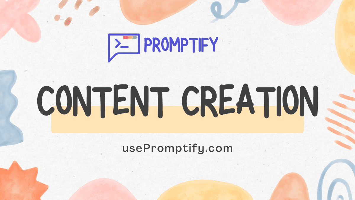 Content Creation category