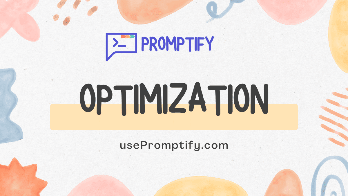 Optimization category